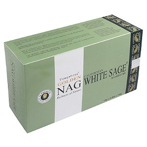 Incenso Indiano Massala - Golden Nag Salvia Branca