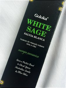 Goloka Salvia Branca (White Sage) - Incenso indiano massala