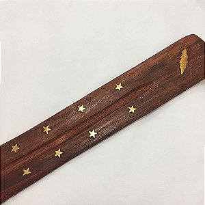 Incensário Indiano em Madeira Tradicional