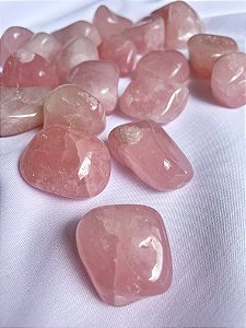 Quartzo Rosa Rolada (P) - A Pedra do Amor