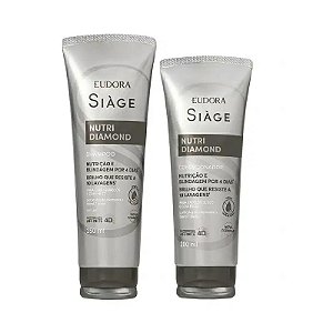 Kit Siàge Nutri Diamond Eudora Shampoo + Condicionador