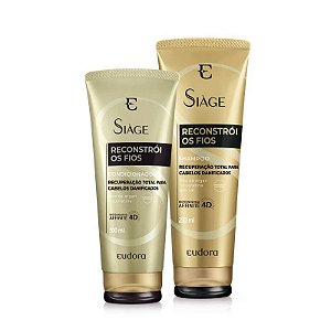 Kit Siàge Reconstrói os Fios Eudora Shampoo + Condicionador