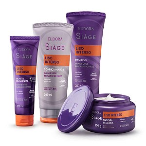 Kit Siàge Liso Intenso Eudora Completo (Nova Versão)