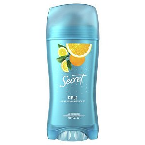 Desodorante Antitranspirante Sólido Importado Secret Citrus 48H 73g