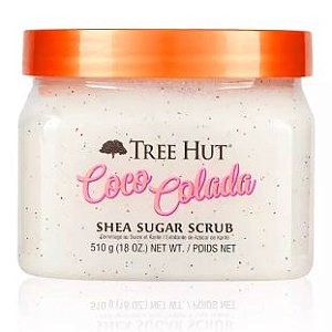 Esfoliante Corporal Coco Colada Shea Sugar Scrub Tree Hut 510gr