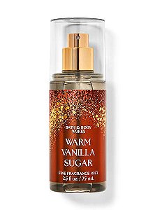 Mini Body Splash Warm Vanilla Sugar Bath & Body Works 75ml