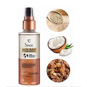 Óleo Bifásico Capilar Siàge Nutri Óleos Poderosos Eudora 90ml