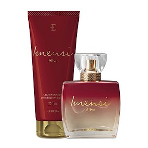 Kit Imensi Alive Eudora: Desodorante Colônia 100ml + Loção Corporal 200ml