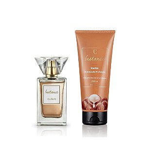 Combo Instance: Hidratante Karité 200ml + Colônia Desodorante 50ml + Caixa Presenteável