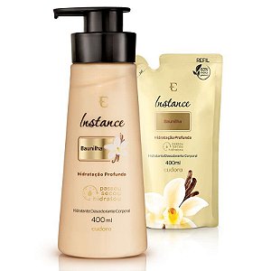 Combo Instance Baunilha Eudora Hidratante Desodorante Corporal + Refil