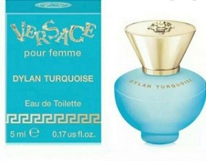 Miniatura Eau de Toilette Versace Dylan Turquoise - Perfume Feminino Original 5ml
