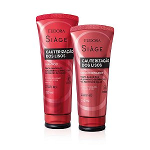 Kit Siàge Cauterização dos Lisos: Shampoo 250ml + Condicionador 200ml