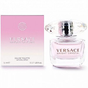 Miniatura Eau de Toilette Versace Bright Crystal - Perfume Feminino Original 5ml