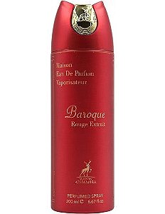 Spray Corporal Árabe Baroque Rouge Extrait Maison Alhambra 200ml