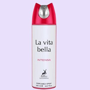 Spray Corporal Árabe La Vita Bella Intensa Maison Alhambra 200ml