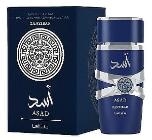 Asad Zanzibar Lattafa Eau de Parfum - Perfume Árabe Masculino 100ml