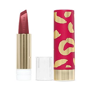 Kit Glam Amulips: Batom Malva 3,4g + Case Rosa