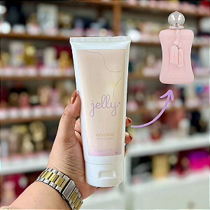 Mousse Hidratante Corporal Jelly Novalski 200ml (Inspiração Delina)