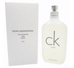 Caixa Tester Ck One Calvin Klein Eau de Toillete - Perfume Masculino 100ml