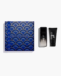 Kit 212 VIP Black Masculino: Eau de Parfum 100ml + Gel de Banho 75ml