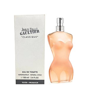 Caixa Tester Classique Jean Paul Gaultier Eau de Toilette - Perfume Feminino Original 100ml