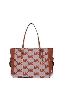 Bolsa Tote Gilly Grande Marrom Logo Michael Kors Original