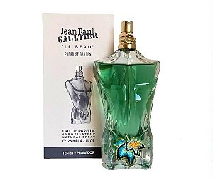 Caixa Tester Le Beau Paradise Garden Jean Paul Gaultier - Perfume Masculino Eau de Parfum Original 125ml