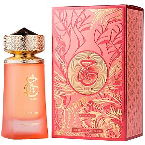 Khair Fusion Paris Corner Eau de Parfum - Perfume Árabe Feminino 100ml  (Ref.Olfativa Eden Sparkling Lychee Kayali)