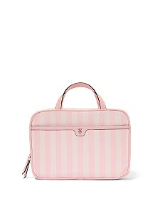Necessaire Frasqueira Victoria's Secret Rosa Listrado