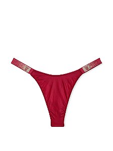 Calcinha Scattered Shine Strap Victoria’s Secret - Marsala Tamanho: P
