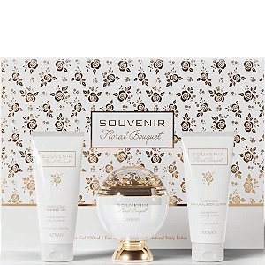 Kit Souvenir Floral Bouquet Afnan (3 itens)