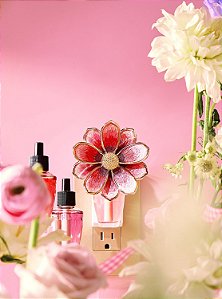 Plug Suporte para Essências Importado Flower Scent Control Wallflowers Bath & Body Works 127v