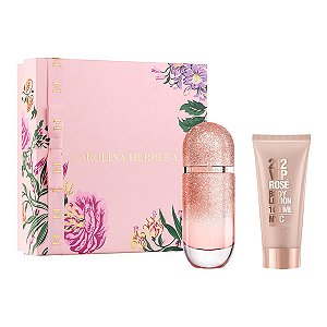 Kit  212 Vip Rosé Elixir Carolina Herrera Feminino (3 Itens)