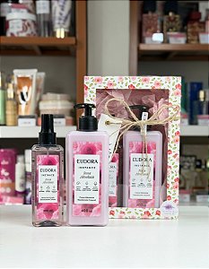 Kit Dia das Mães Rosa Absoluta: Spray Corporal 200ml + Hidratante Corporal 400ml + Caixa Presenteável