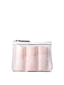 Necessaire Organizadora Rosa Victoria's Secret 4 peças