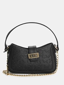 Bolsa Guess Sabrina Shoulder Bag - Preta