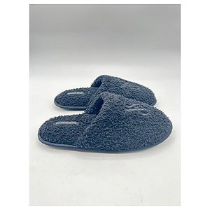 Pantufa Preta Logo Victoria's Secret - Tamanho: G
