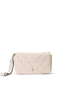 Carteira Clutch Phone Wristlet Cream Victoria's Secret
