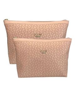 Kit Necessaire Rosa GUESS 2 peças