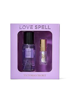 Kit Victoria's Secret Love Spell 2 Itens: Body Splash 75ml + Lip Gloss
