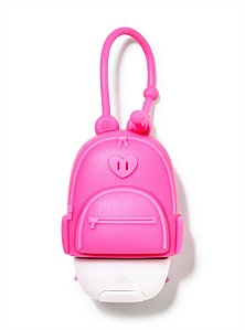 Chaveiro Porta Álcool em Gel Bath & Body Works Mochila Rosa