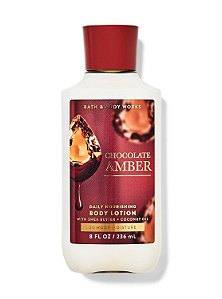 Body Lotion Hidratante Corporal Chocolate Amber Bath & Body Works 236ml