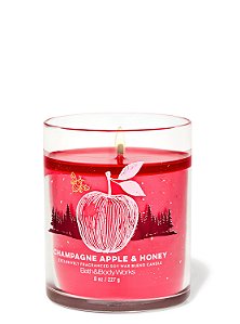 Vela Perfumada 1 Pavio Champagne Apple & Honey Bath & Body Works