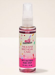 Spray Antisséptico para as Mãos Milk Bar Birthday Cake Bath & Body Works 29ml