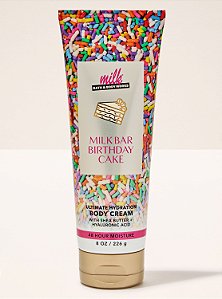 Body Cream Hidratante Corporal Milk Bar Birthday Cake Bath & Body Works 226g