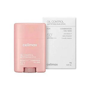 Protetor Solar em Bastão Celimax Oil Control Mattifying Sun Stick SPF50+ PA++++