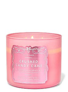 Vela Perfumada Grande Três Pavios Crushed Candy Cane Bath & Body Works