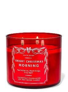 Vela Perfumada Grande Três Pavios Bright Christmas Morning Bath & Body Works