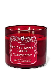 Vela Perfumada Grande Três Pavios Spiced Apple Toddy Bath & Body Works