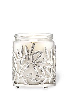 Porta Vela Pequena Silver Branches Bath & Body Works